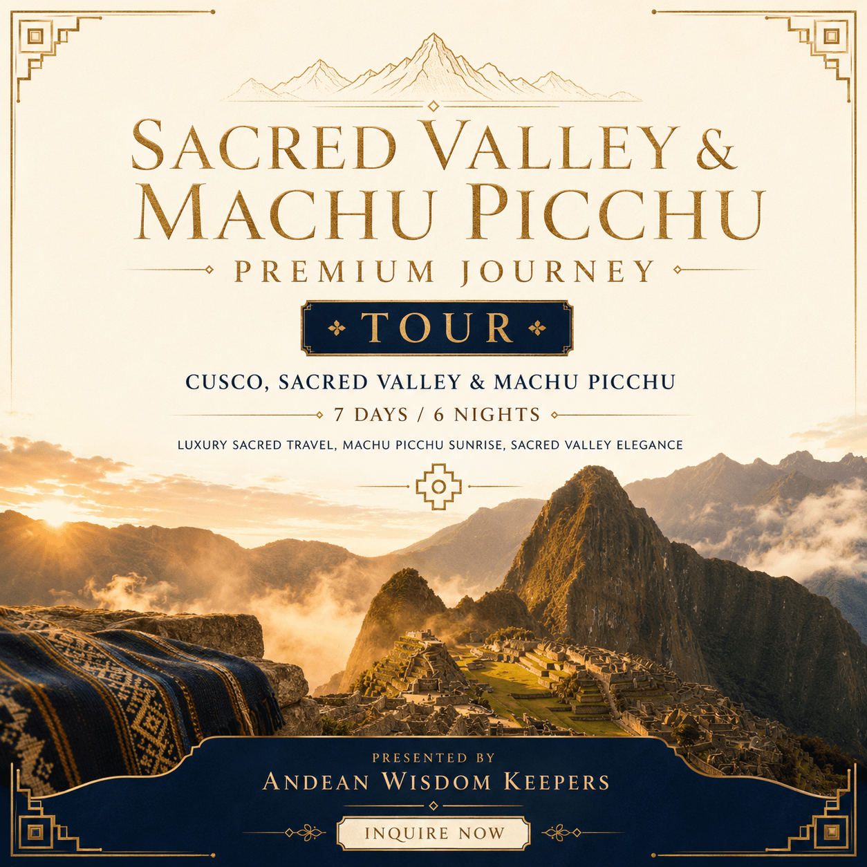 Sacred Valley & Machu Picchu Premium Journey 1